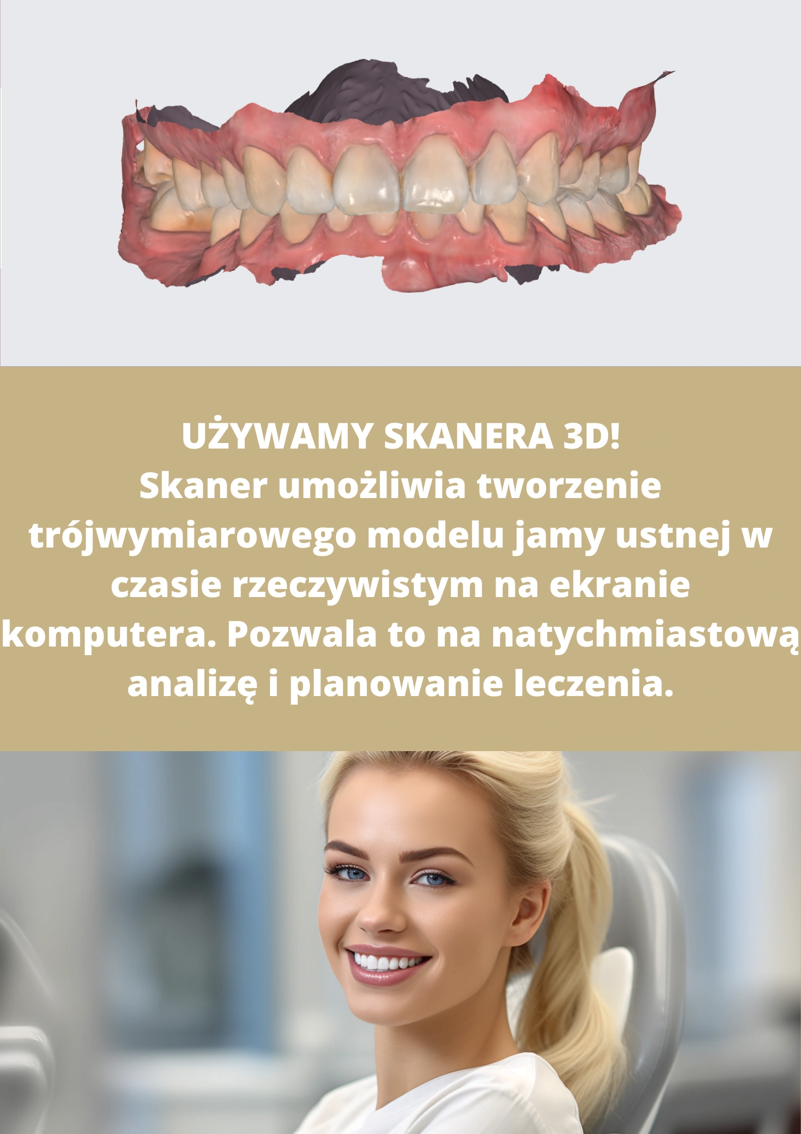 caridentdental - zdjęcie z galerii opis i reklama Skanu 3d uzębienia. Oraz jego opis